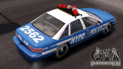 Chevrolet Caprice 1994 NYPD для GTA 4