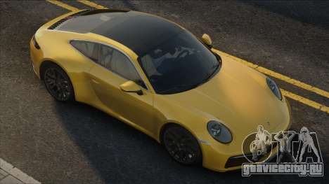 Porsche 911 (992) Yellow для GTA San Andreas