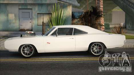 Dodge Charger RT 1970 White для GTA San Andreas