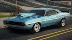 Dodge Challenger RT Blue для GTA San Andreas