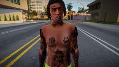 Skin Man beach v4 для GTA San Andreas