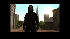 Hoodie Man with Skull Mask для GTA San Andreas