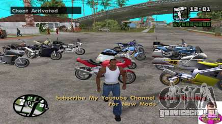 Bikes Spawner для GTA San Andreas