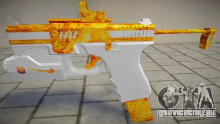 Pistol MKII White And Fire для GTA San Andreas