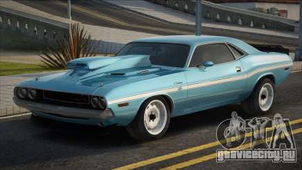 Dodge Challenger RT Blue для GTA San Andreas