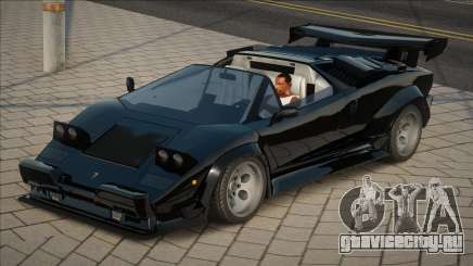 Lamborghini Countach QV [Black CCD] для GTA San Andreas