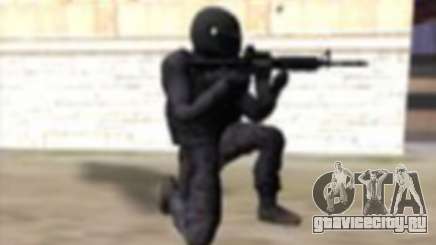 Black Soldier New Skin для GTA San Andreas