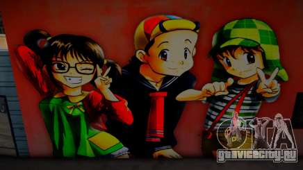 Mural Anime El Chavo для GTA San Andreas