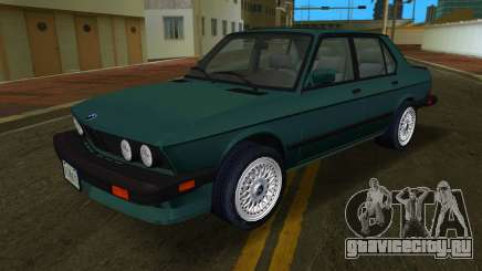 BMW 535i US-spec e28 1985 Green для GTA Vice City