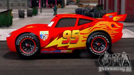 Cars 2 Lightning Mcqeen для GTA 4