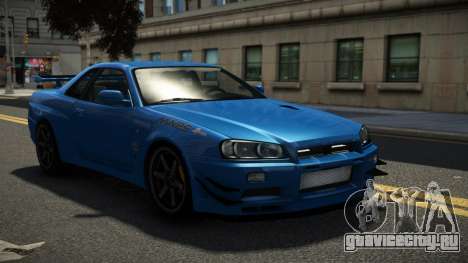 Nissan Skyline R34 M-Sport V1.0 для GTA 4