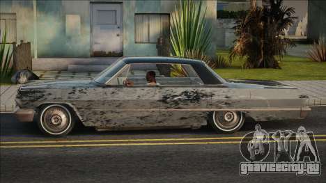 Chevrolet impala 4 Door Dirt Black Revel для GTA San Andreas