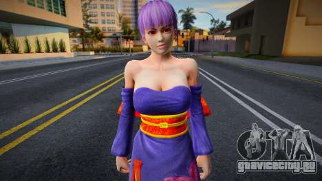 Dead Or Alive 5 - Ayane (Costume 3) v4 для GTA San Andreas
