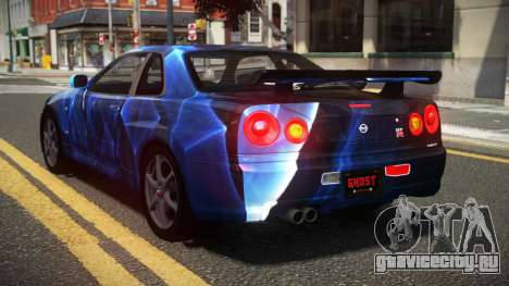 Nissan Skyline R34 GT-R RX-I S12 для GTA 4