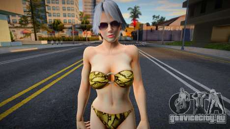 Dead Or Alive 5 - Christie (Player Swimwear) v2 для GTA San Andreas