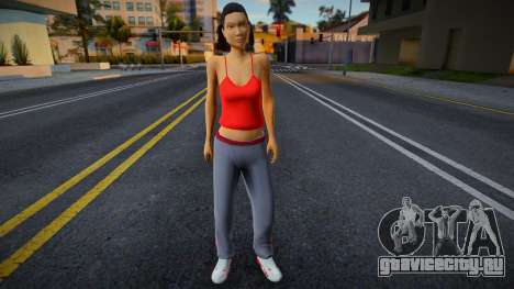 Improved HD Katie Zhan для GTA San Andreas