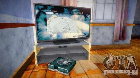 Новый телевизор и мебель для GTA San Andreas