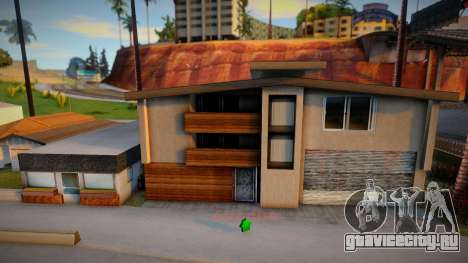 New home of the CJ in Santa Marina Beach V1.1 для GTA San Andreas