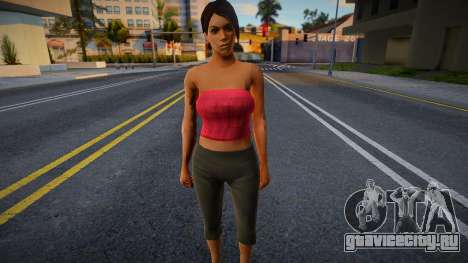 Barbara HD with facial animation для GTA San Andreas