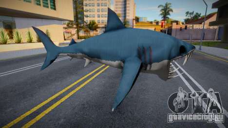 Scary Exaggerated Shark With Long Teeth o Tiburo для GTA San Andreas