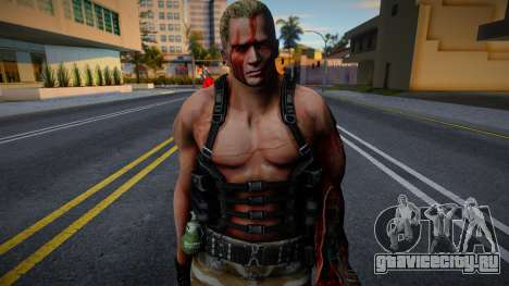 Jack Krauser HD version Retuxtured v9 для GTA San Andreas