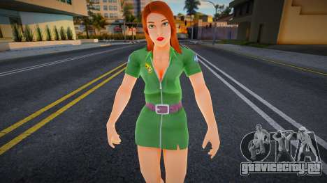 Female Soldier 1 from Street Fighter 5 для GTA San Andreas