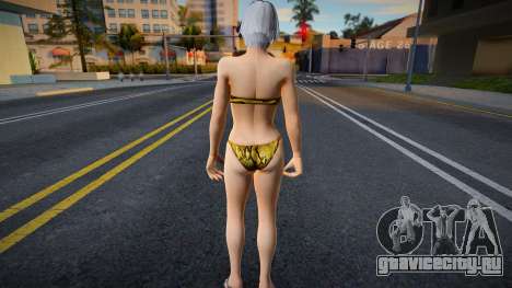 Dead Or Alive 5 - Christie (Player Swimwear) v2 для GTA San Andreas