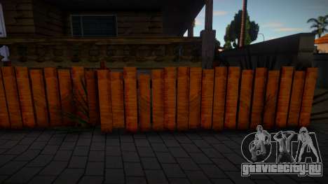 Wooden Fences HQ (Alternative Version) для GTA San Andreas