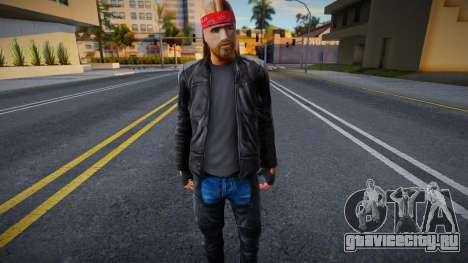 Bikerb HD with facial animation для GTA San Andreas