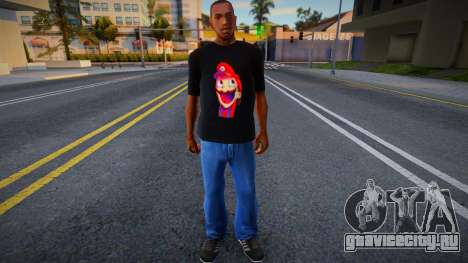 Mario Meme Shirt для GTA San Andreas