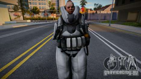 Soldado Rhino Traje Blanco de Dirty Bomb для GTA San Andreas