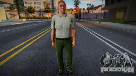 New Cop HD with facial animation v2 для GTA San Andreas