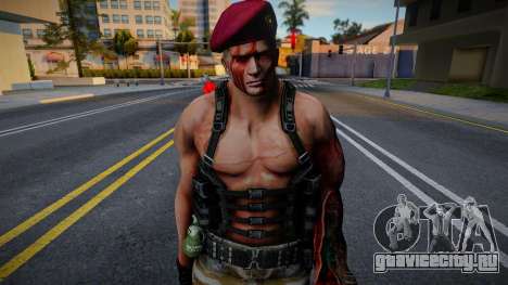 Jack Krauser HD version Retuxtured v6 для GTA San Andreas