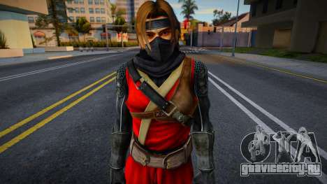 Dead Or Alive 5 - Hayate (Costume 3) v3 для GTA San Andreas