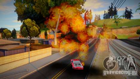 Обновлённые эффекты взрывов для GTA San Andreas