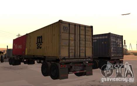 XTRA Container Chassis Trailer 40ft 1988 для GTA San Andreas