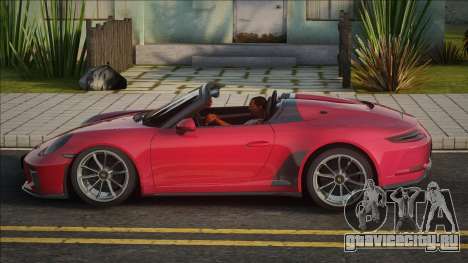 Porsche 911 Speedster 2020 Red для GTA San Andreas