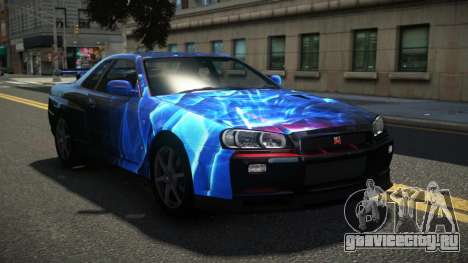 Nissan Skyline R34 GT-R RX-I S12 для GTA 4