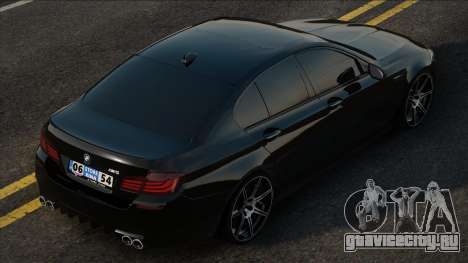 BMW M5 F10 Black для GTA San Andreas