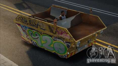 Мусорный контейнер на колесах для GTA San Andreas