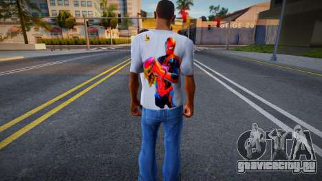 Spiderman T-Shirt для GTA San Andreas
