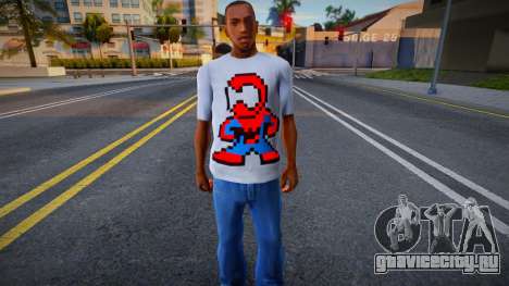 Spiderman T-Shirt для GTA San Andreas