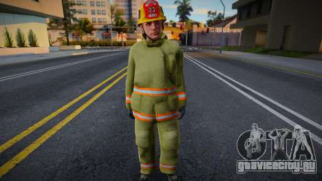Lafd1 with facial animation для GTA San Andreas