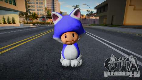 Tod Cat Suit o con traje de gato de Super Mario для GTA San Andreas
