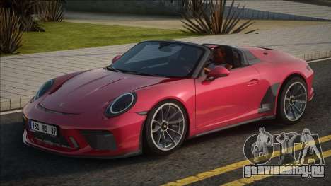 Porsche 911 Speedster 2020 Red для GTA San Andreas