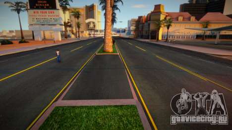 Новые текстуры дороги в Лас-Вентурасе для GTA San Andreas