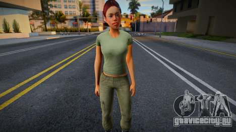Helena HD with facial animation для GTA San Andreas