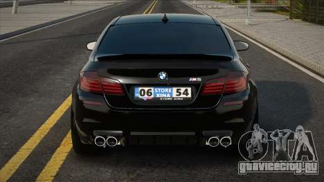 BMW M5 F10 Black для GTA San Andreas