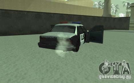 Winter Police LS Retexture для GTA San Andreas