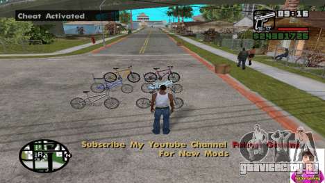 Cycles Spawner для GTA San Andreas